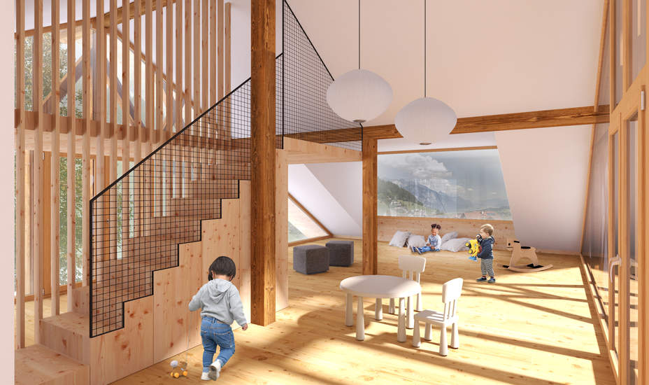 Wohnraum und barrierefreies Kinderzentrum