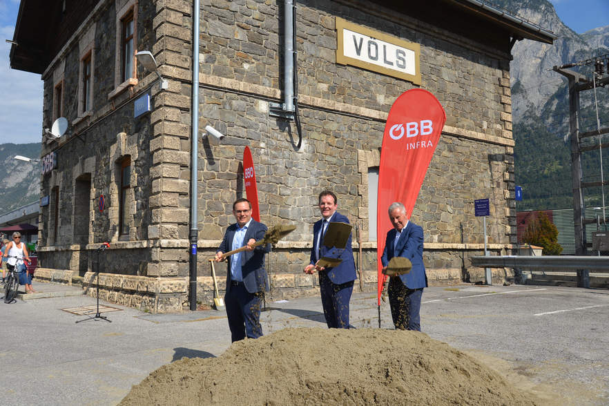 Bahnhof Völs wird modern und barrierefrei 
