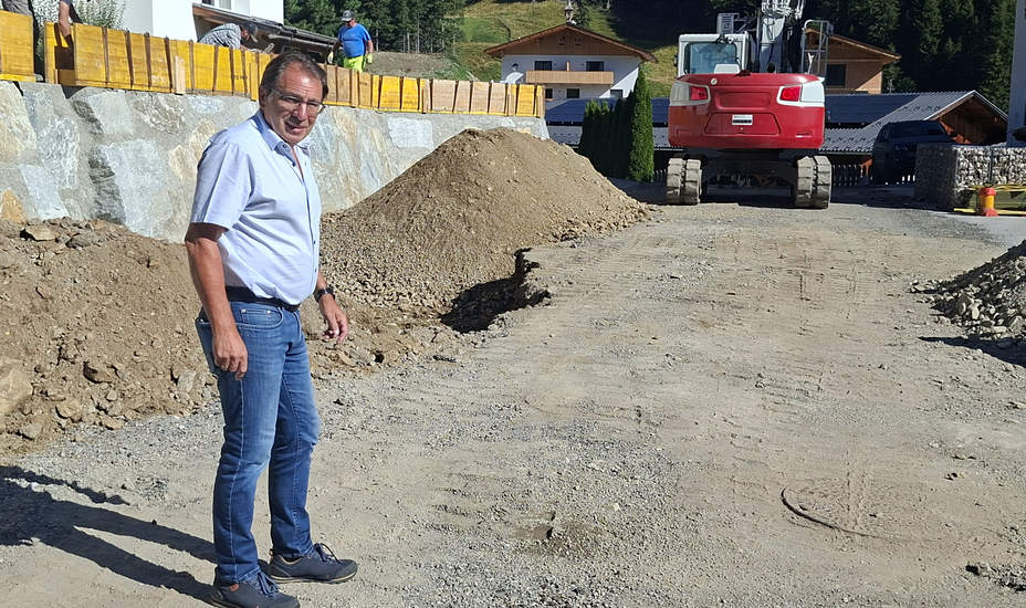  In St. Sigmund drehen sich die Bagger