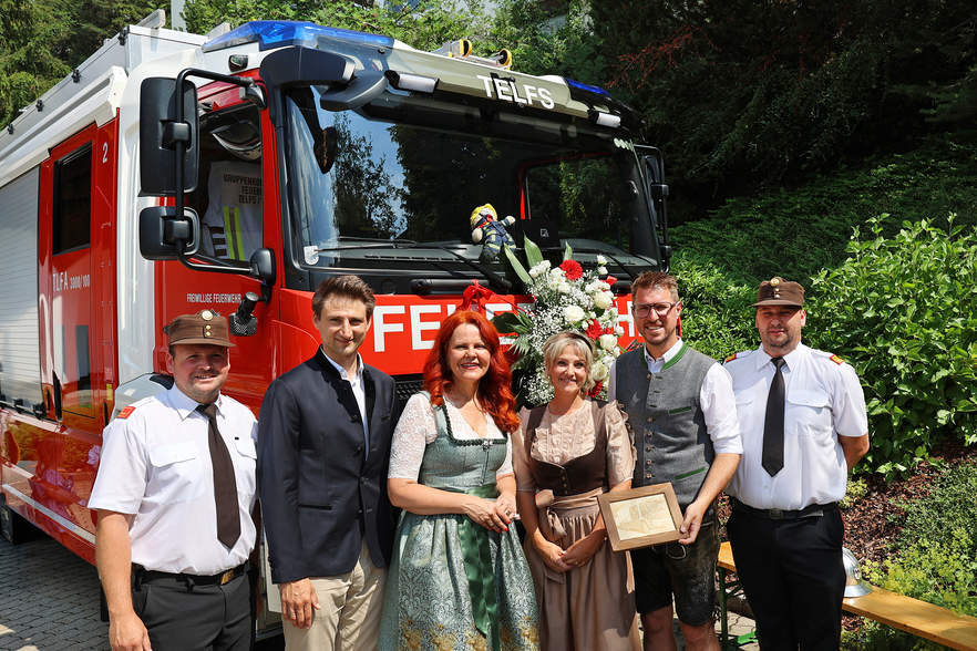 FF Telfs feierte neues Allrad-Einsatzfahrzeug