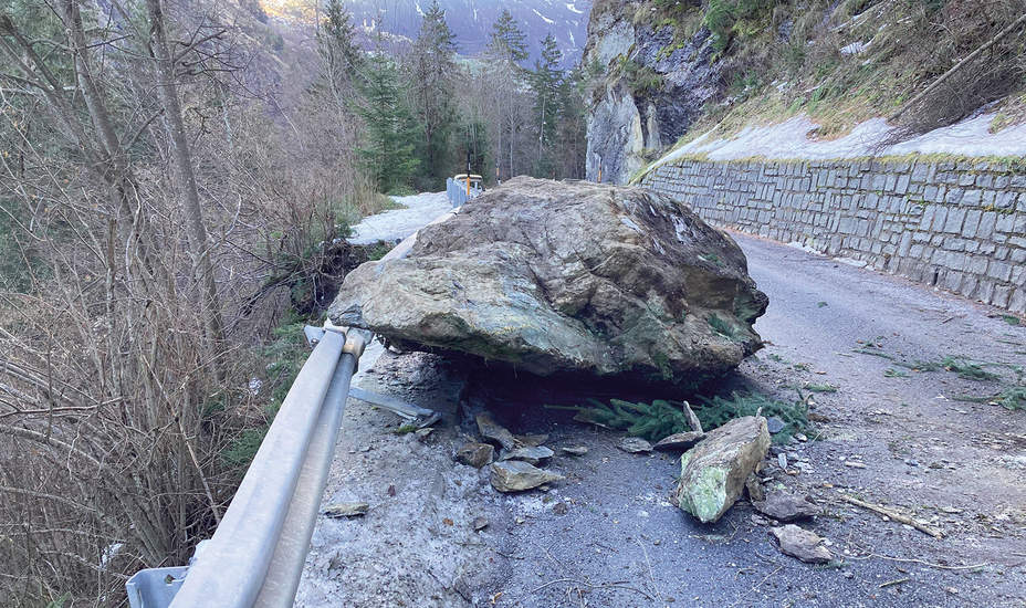 Hangrutsche und Felsstürze