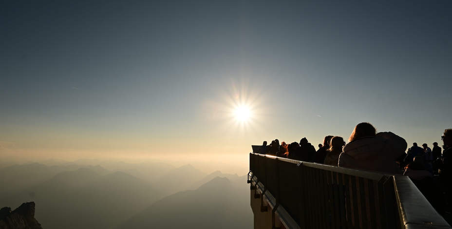 Sonnenfinsternis über dem Außerfern