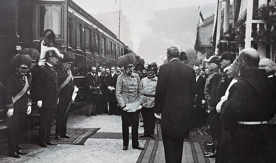 Kaiser Franz Josef machte Station in Telfs<br />
