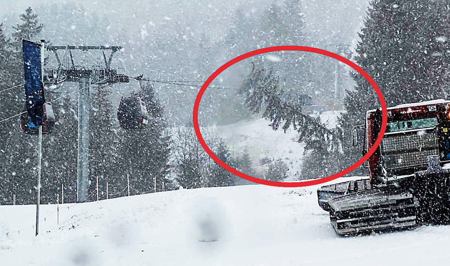 Wettersturz stoppte Seilbahn