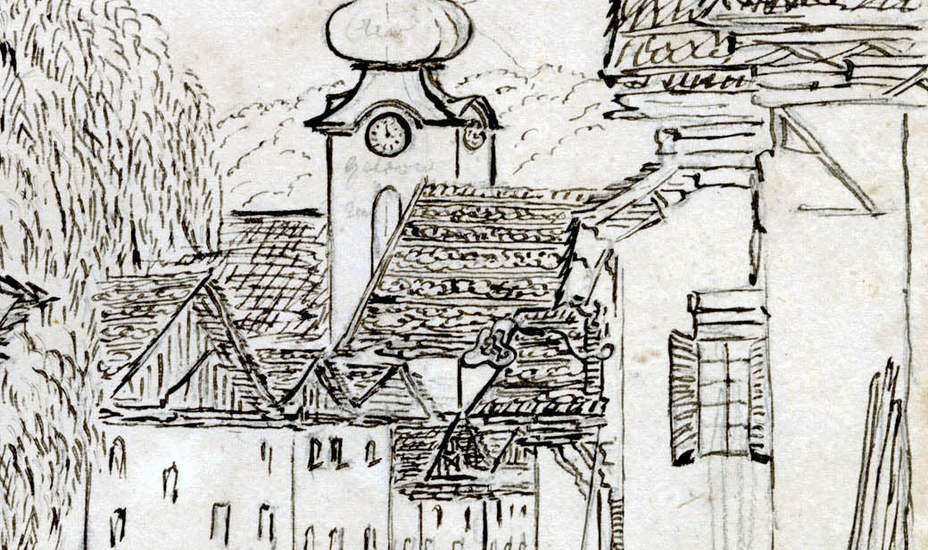 Geschäftiges Zirl im Jahr 1880