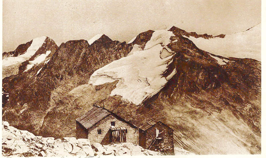 Kupferdruckkarte vom Ramolhaus um 1920<br />

