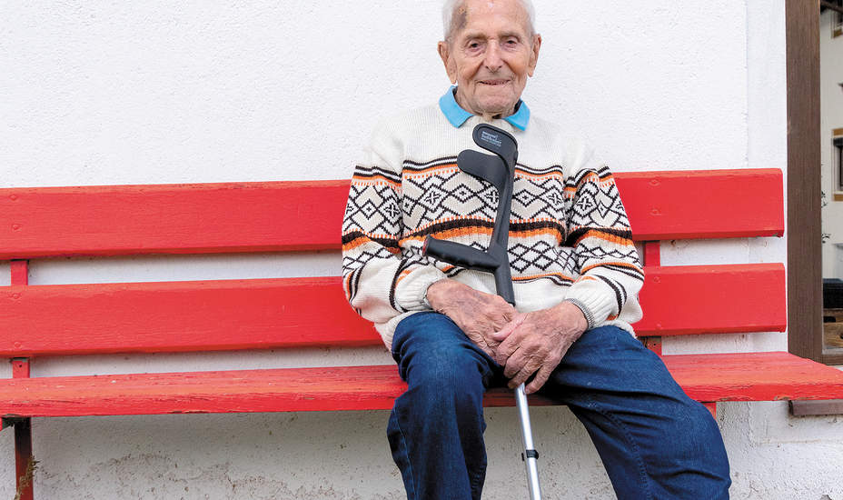 Der 100-Jährige, der noch immer lachen kann