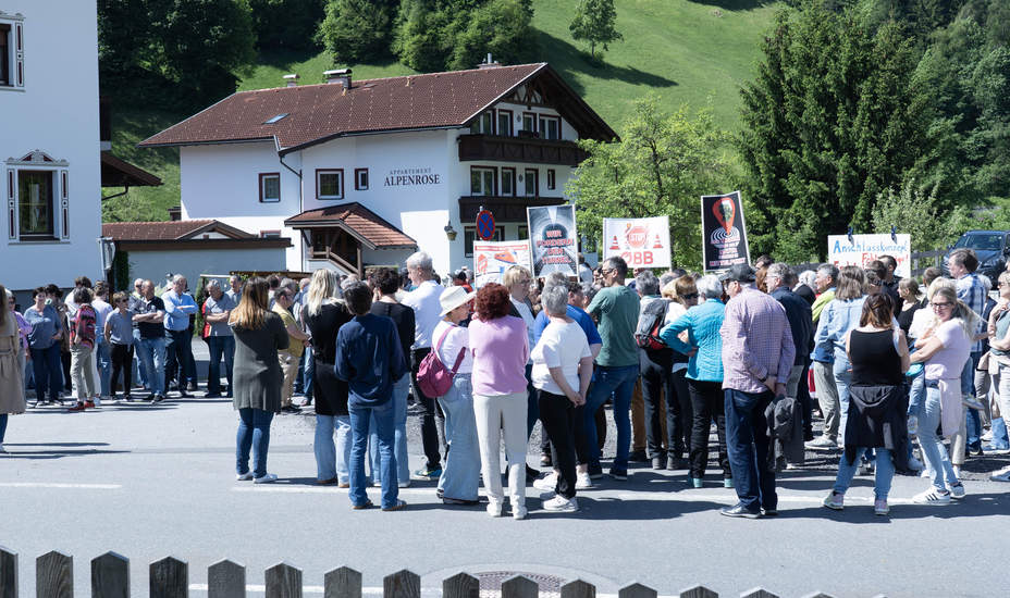 Rege Teilnahme bei Protestaktion<br />
