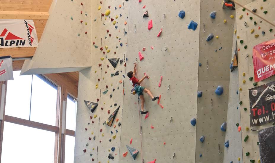 Klettertalente in Ehrwald<br />
