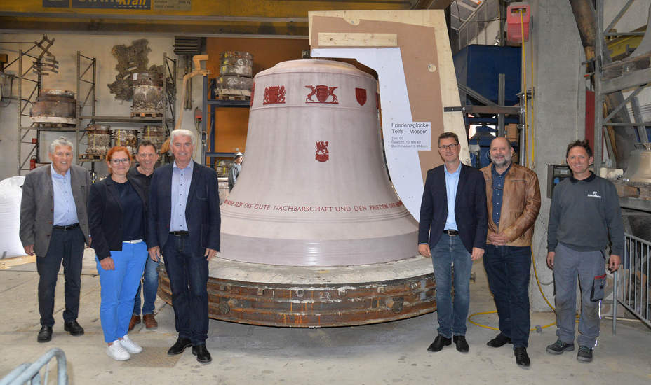Neue Friedensglocke auf der Zielgeraden