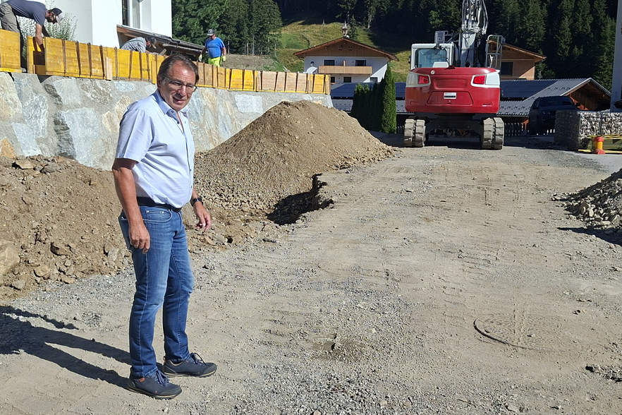  In St. Sigmund drehen sich die Bagger