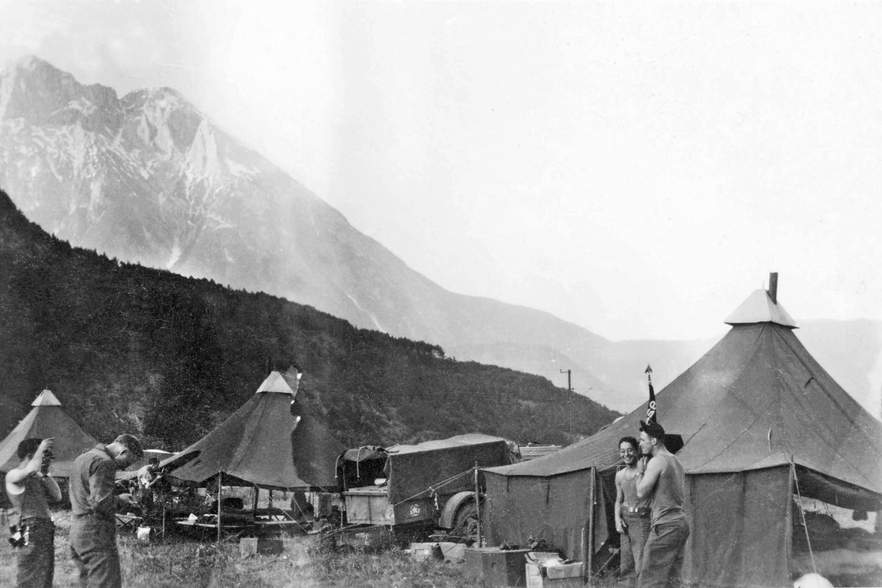  US-Soldaten campierten in der Telfer „Sauweide“<br />
