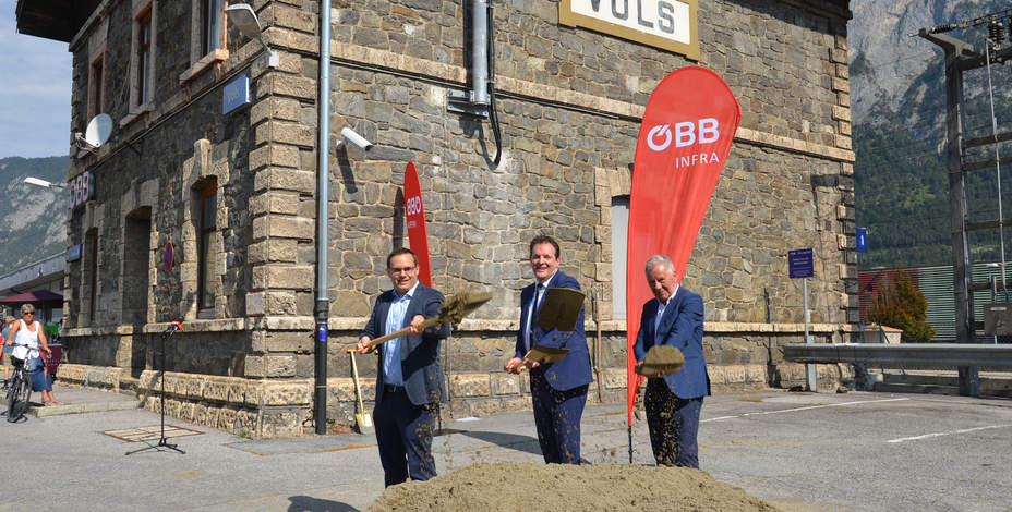 Bahnhof Völs wird modern und barrierefrei