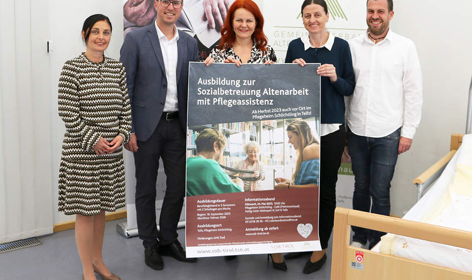 Neue Pflegeausbildung ab Herbst in Telfs<br />
