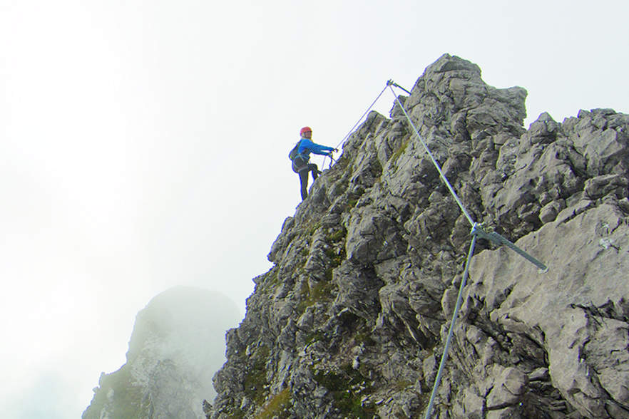 Klettertour: Karhorn  Panorama Klettersteig