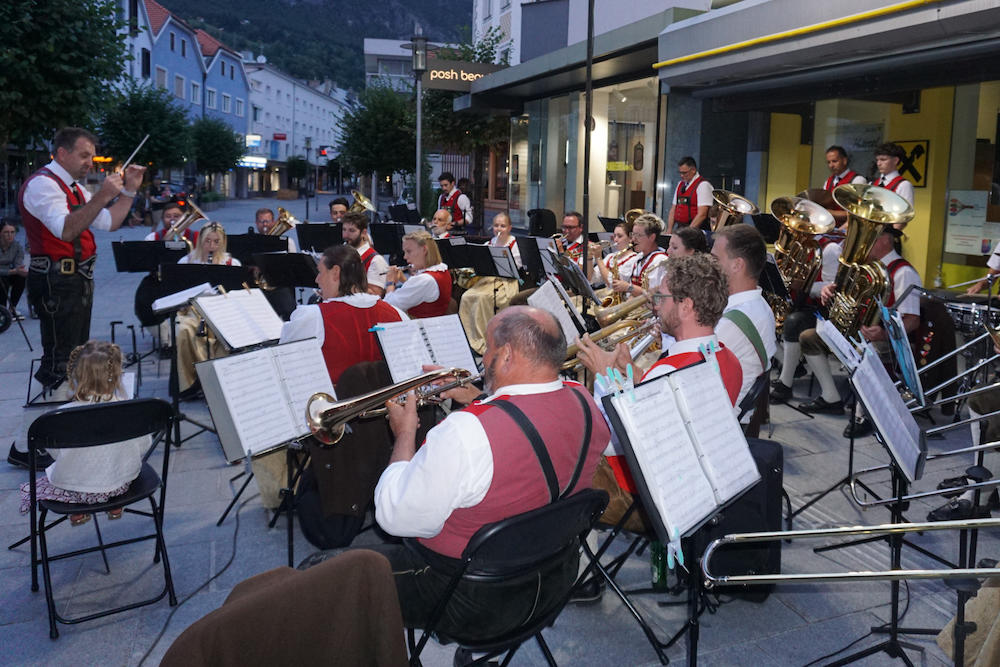 Blasmusik bei Kaiserwetter