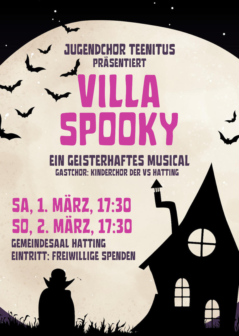 Bühne frei für das Grusical „Villa Spooky“