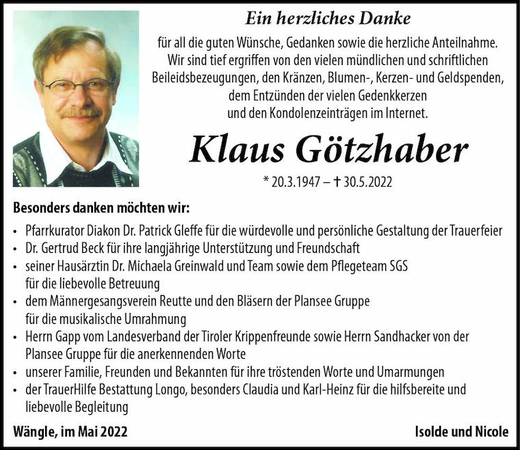 Klaus Götzhaber