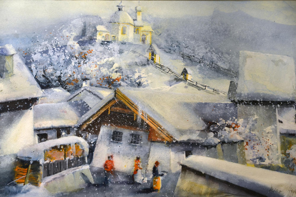 Die Leichtigkeit des Aquarells bei Föger