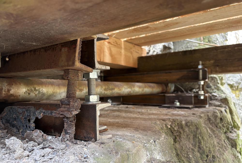 Hängebrücke bald wieder begehbar<br />