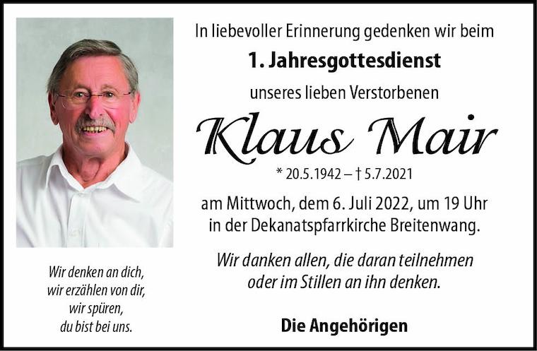 Klaus Mair