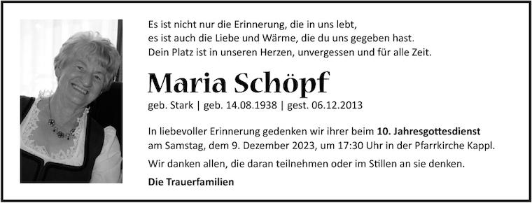 Maria Schoepf