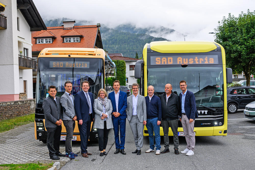 Neue E-Busflotte verbindet Seefelder Plateau<br />
