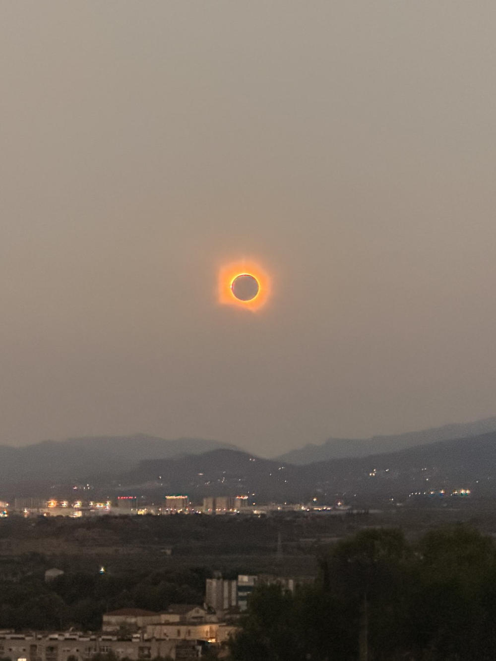 Sonnenfinsternis über dem Außerfern