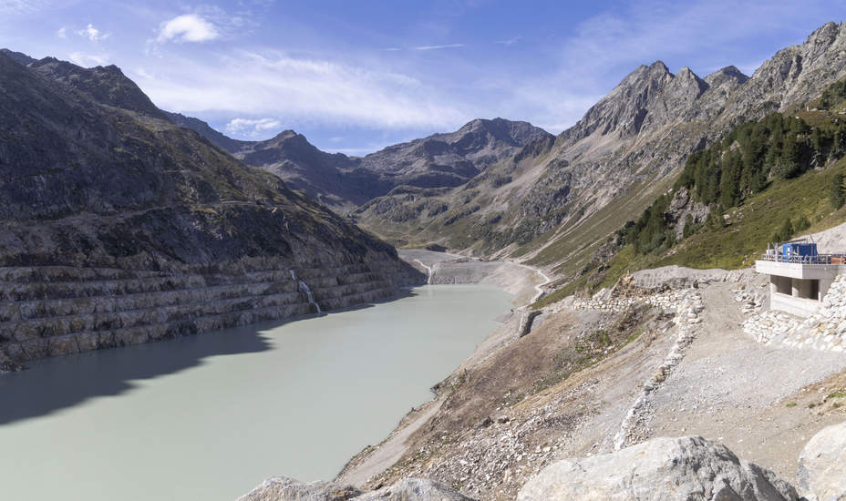 Der Speicher Kühtai füllt sich