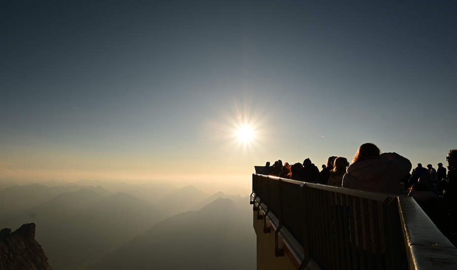 Sonnenfinsternis über dem Außerfern