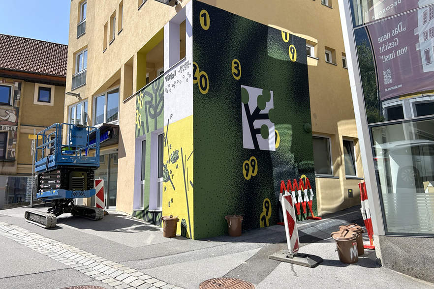 Fassade als Leinwand<br />
