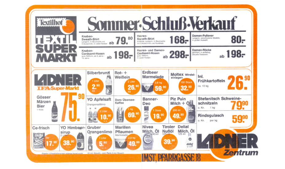 Preisschild Nostalgie: Einkaufen im Schilling-Zeitalter<br />
