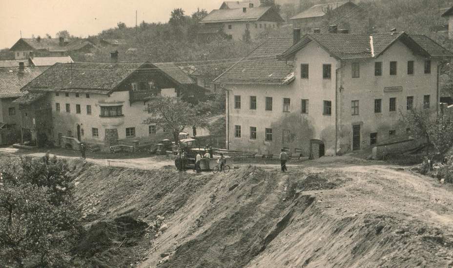 Straßenbau in Sautens