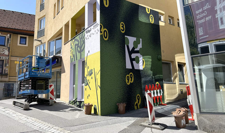 Fassade als Leinwand<br />
