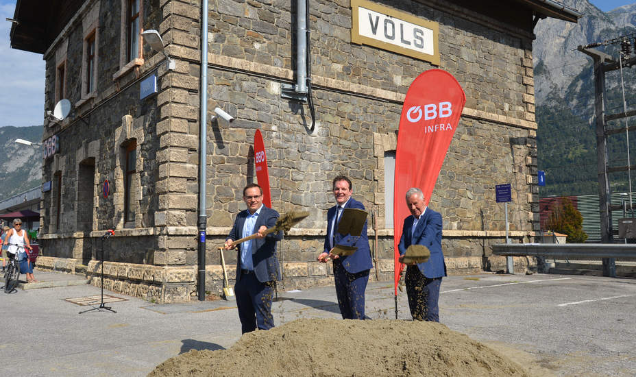 Bahnhof Völs wird modern und barrierefrei 