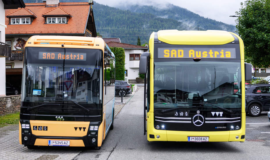 Neue E-Busflotte verbindet Seefelder Plateau<br />
