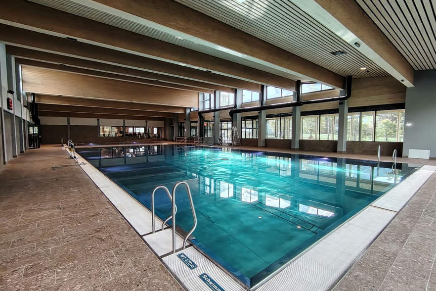 Hallenbad im Endspurt